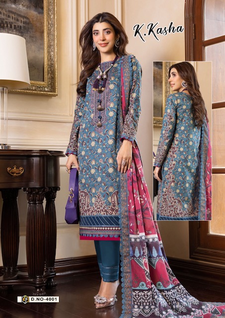 Keval K Kasha Vol-5 Cotton Designer Exclusive Dress Material